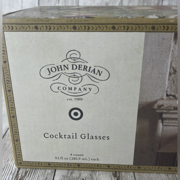 John Derian for Target Cocktail Glasses Set of 4 - Picture 3 of 7